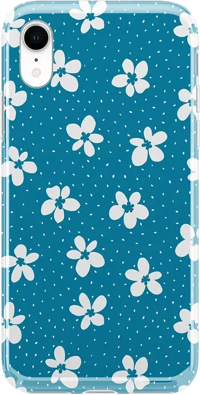 Flower My World | Ocean Blue Floral Case