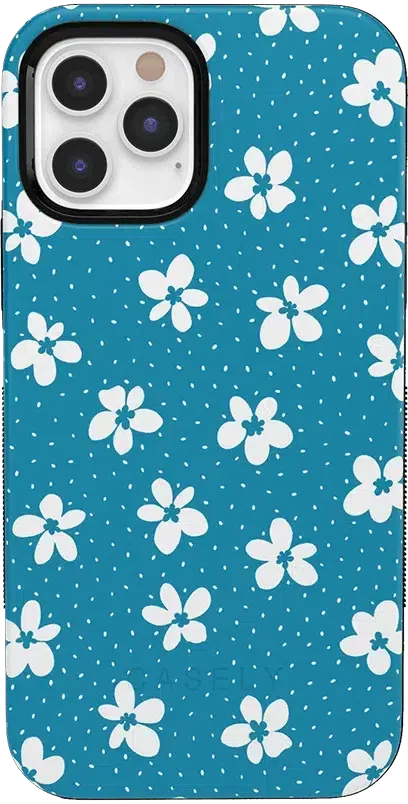 Flower My World | Ocean Blue Floral Case
