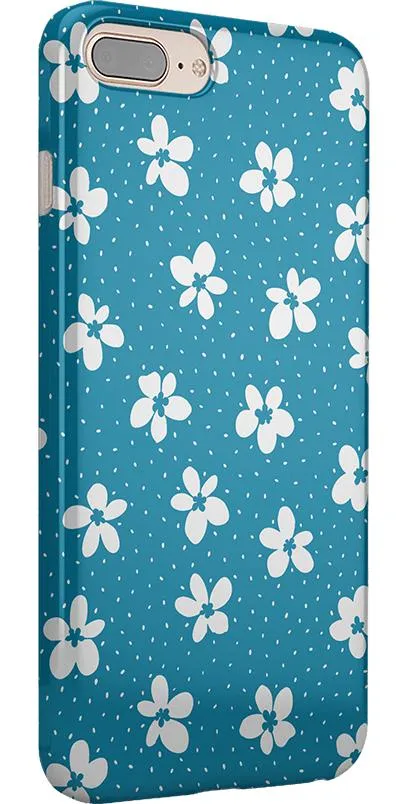 Flower My World | Ocean Blue Floral Case