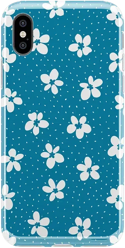 Flower My World | Ocean Blue Floral Case