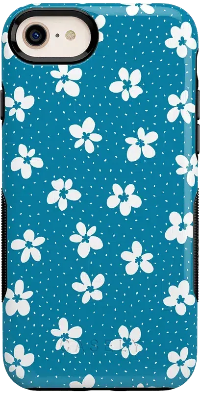 Flower My World | Ocean Blue Floral Case