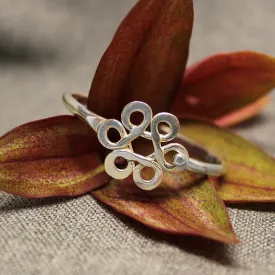 Flower of Life Classic Sterling Silver Child Bracelet