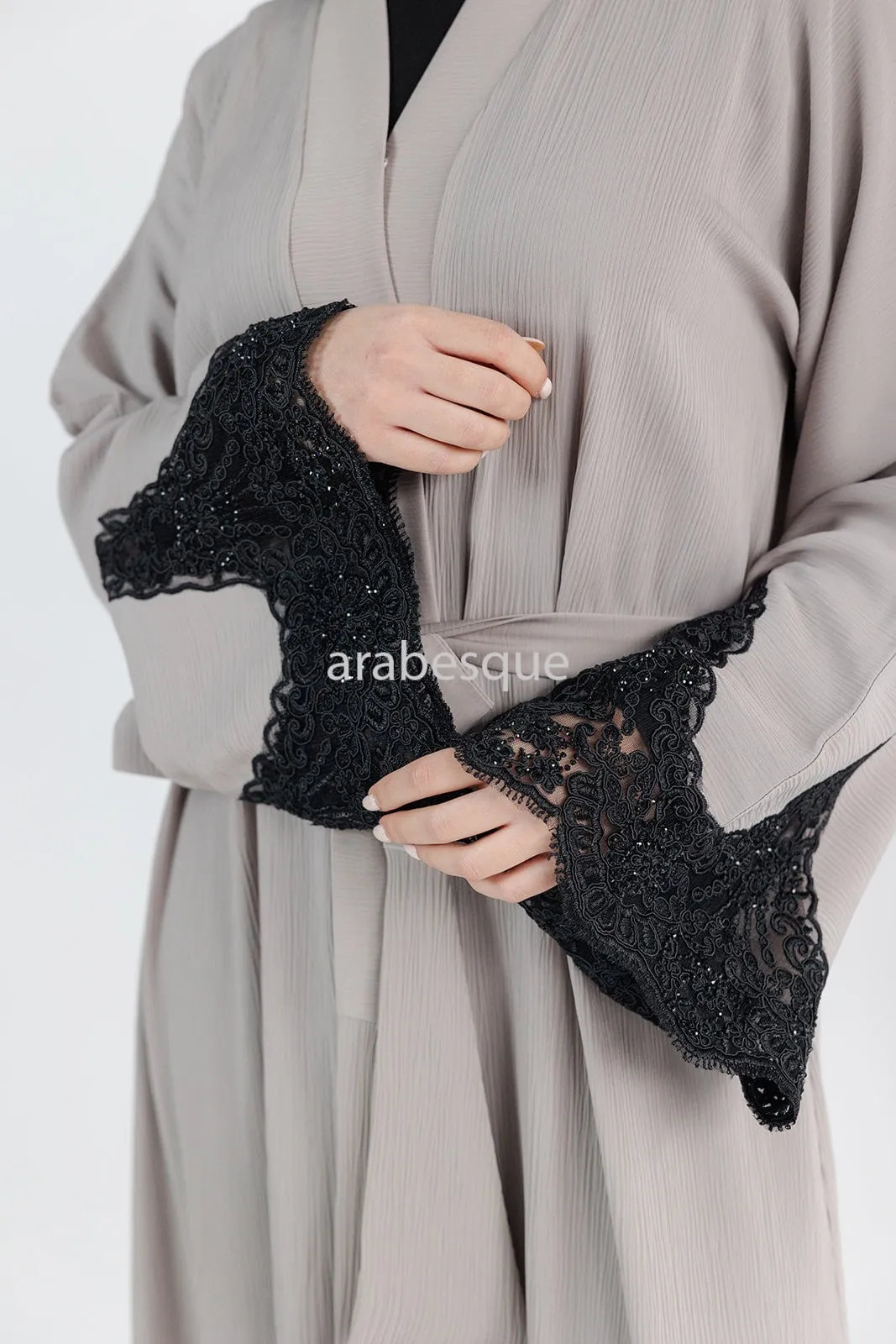 Hajer Beige Abaya