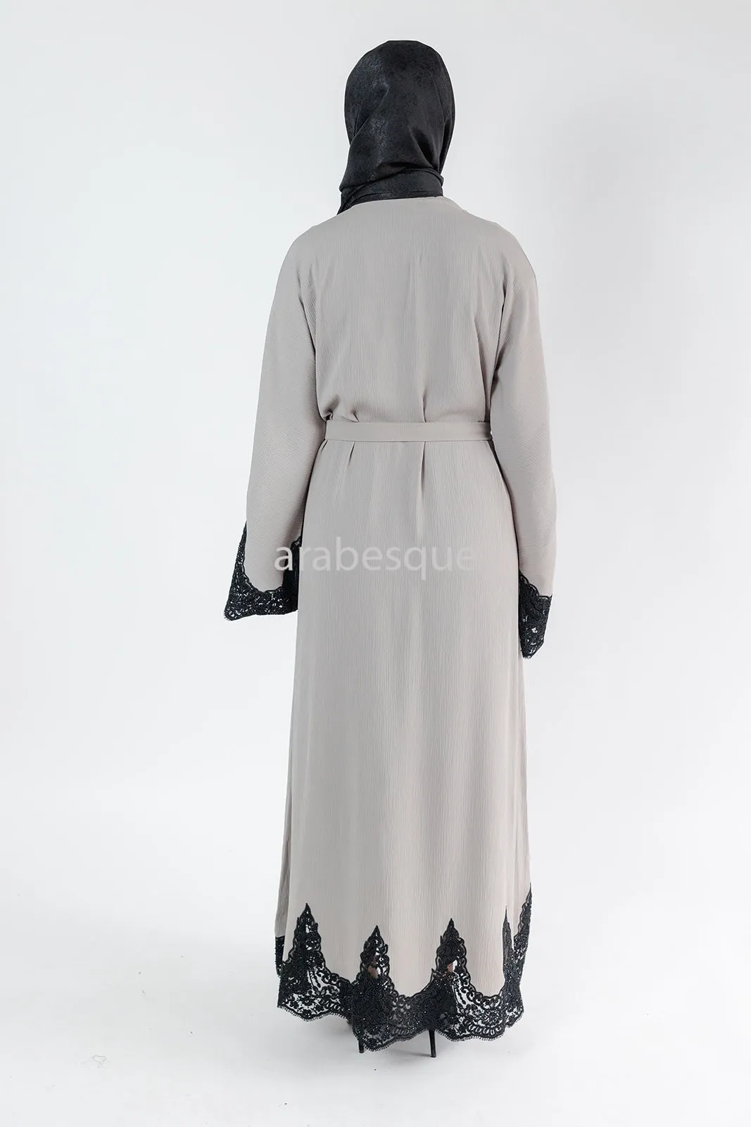 Hajer Beige Abaya