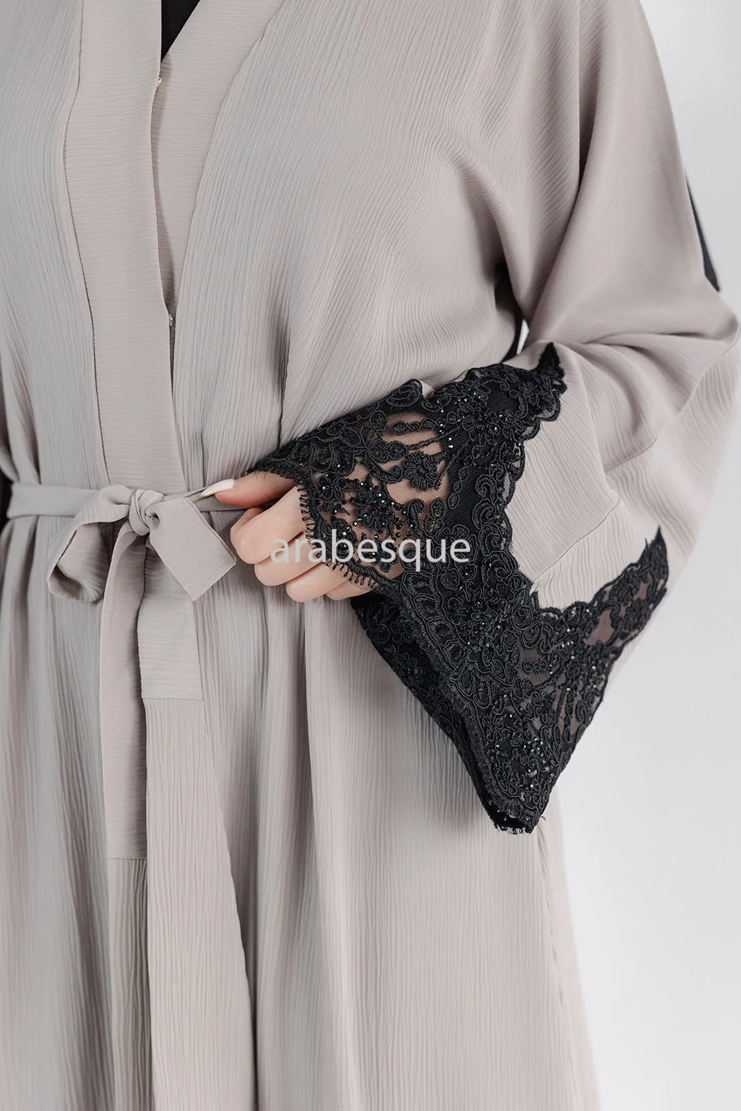 Hajer Beige Abaya
