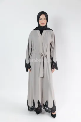Hajer Beige Abaya