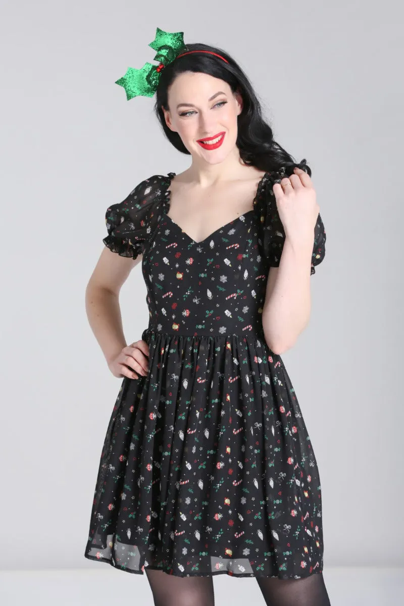 Hell Bunny Natalie Mini Dress Christmas
