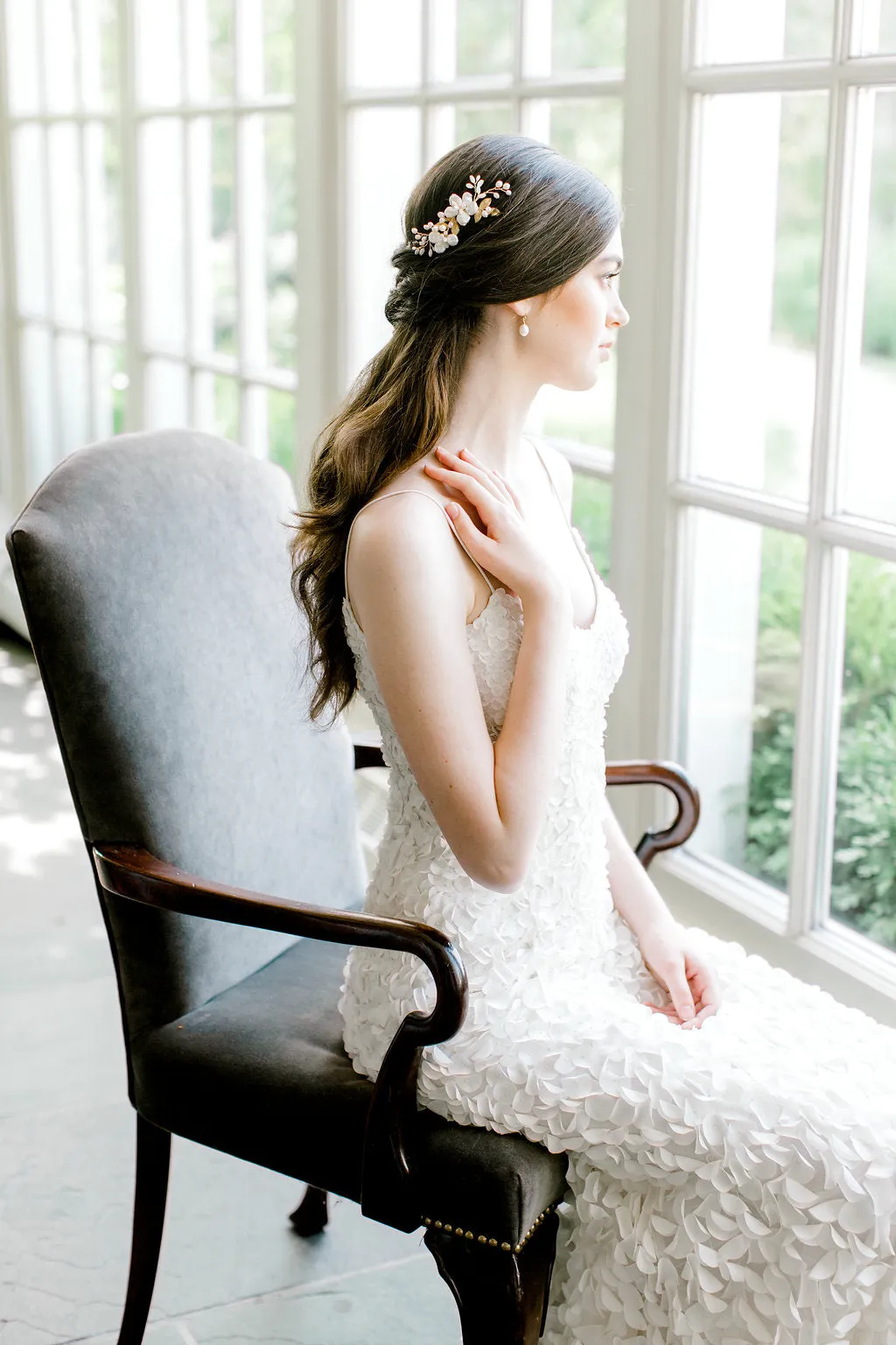 ILSE | Floral Bridal Comb