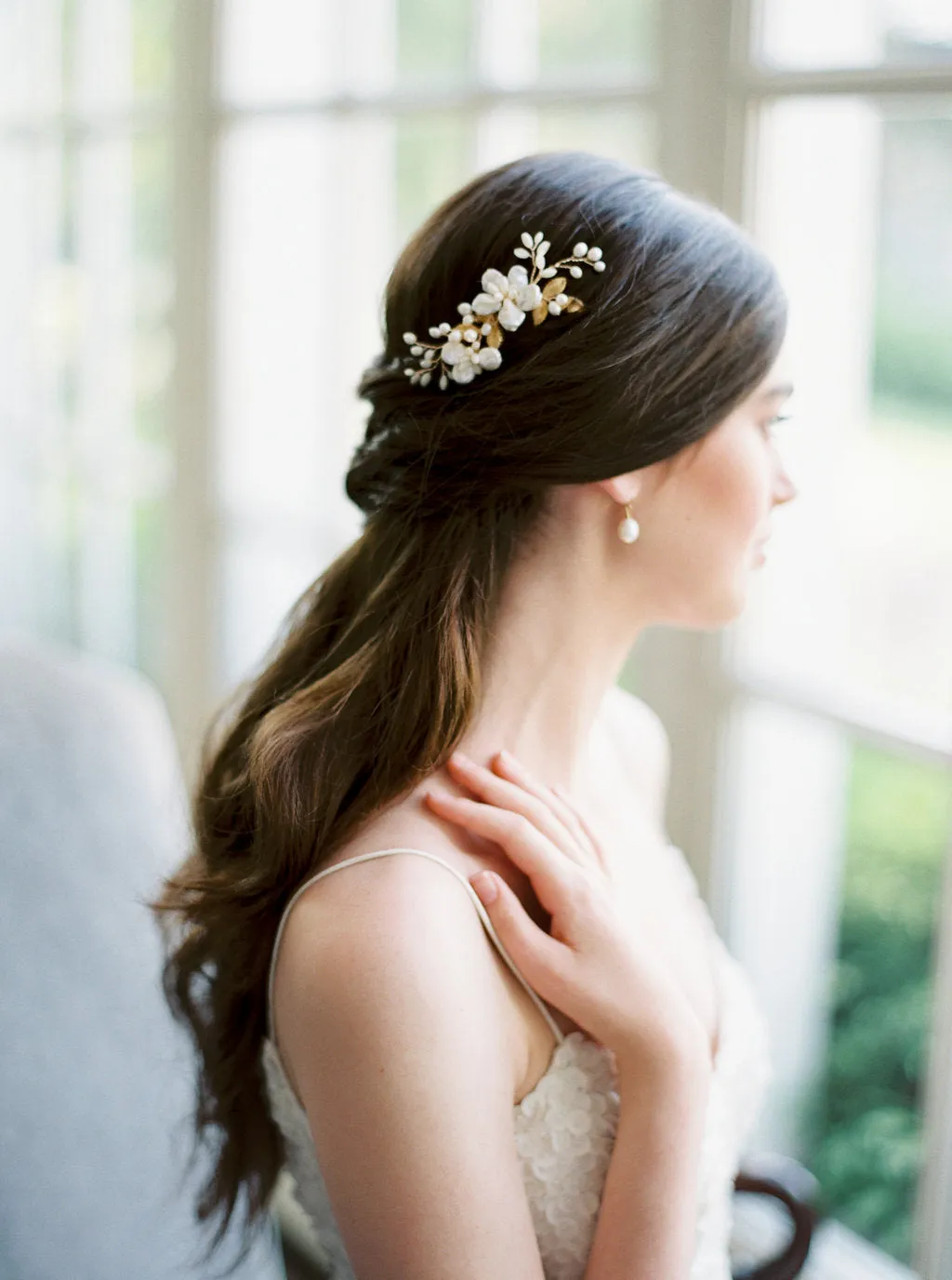 ILSE | Floral Bridal Comb