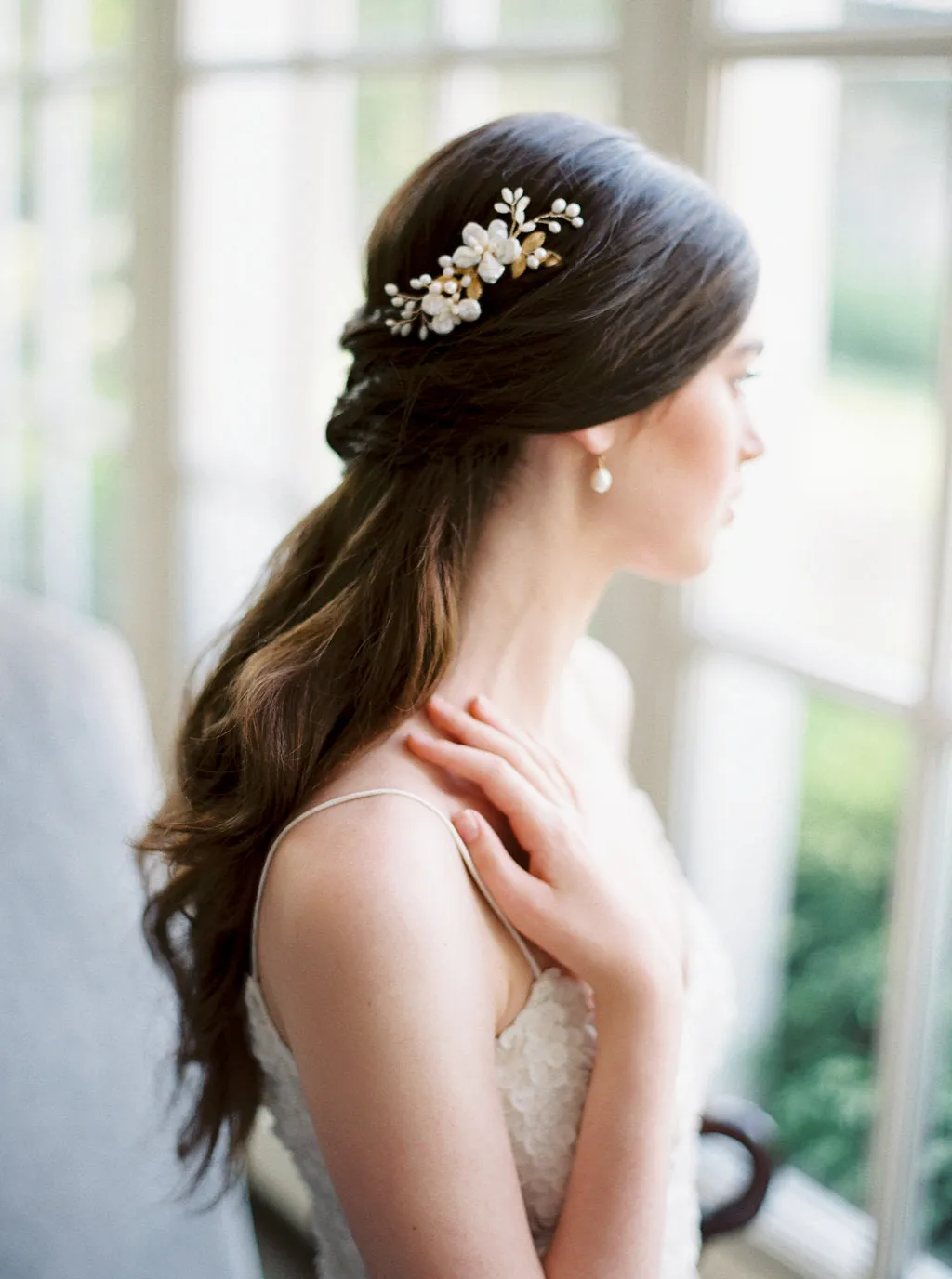 ILSE | Floral Bridal Comb