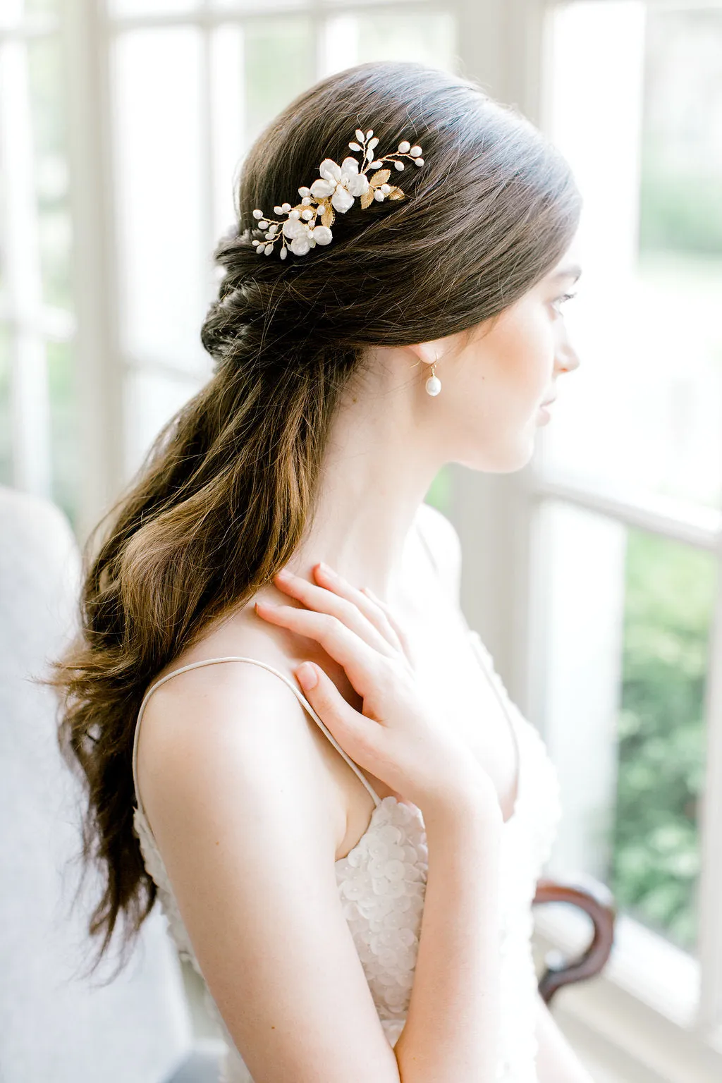 ILSE | Floral Bridal Comb