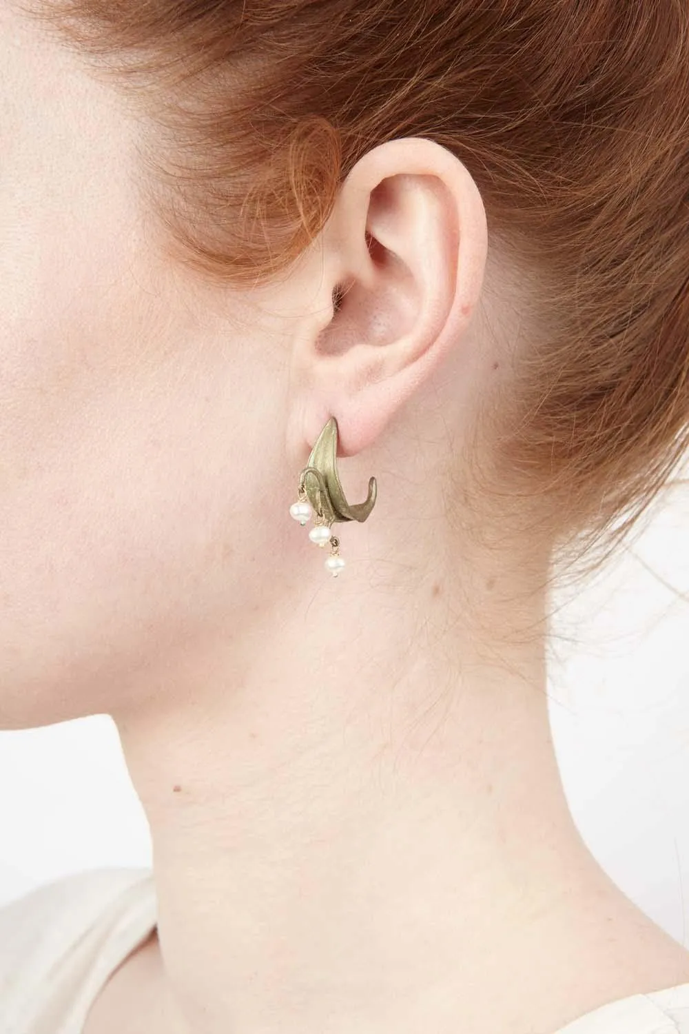 Lily of the Valley Earrings - Hoop