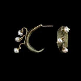 Lily of the Valley Earrings - Hoop