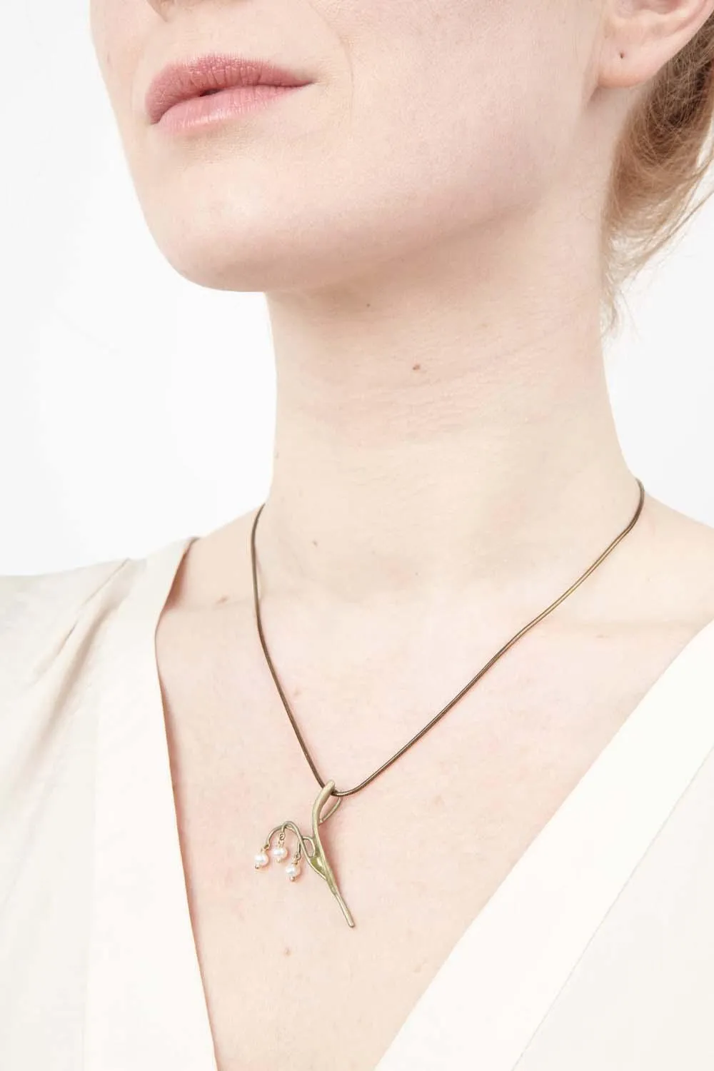 Lily of the Valley Pendant - Petite Flower