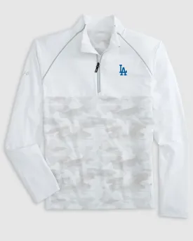 Los Angeles Dodgers Keiser Camo Mixed Media 1/4 Zip