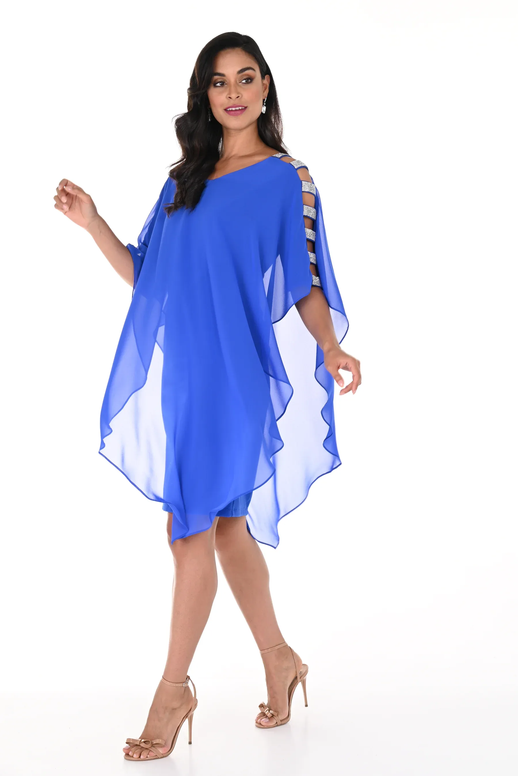 Lyman - 248297 Diamante Shoulder Dress