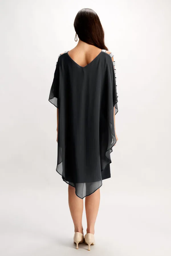 Lyman - 248297 Diamante Shoulder Dress