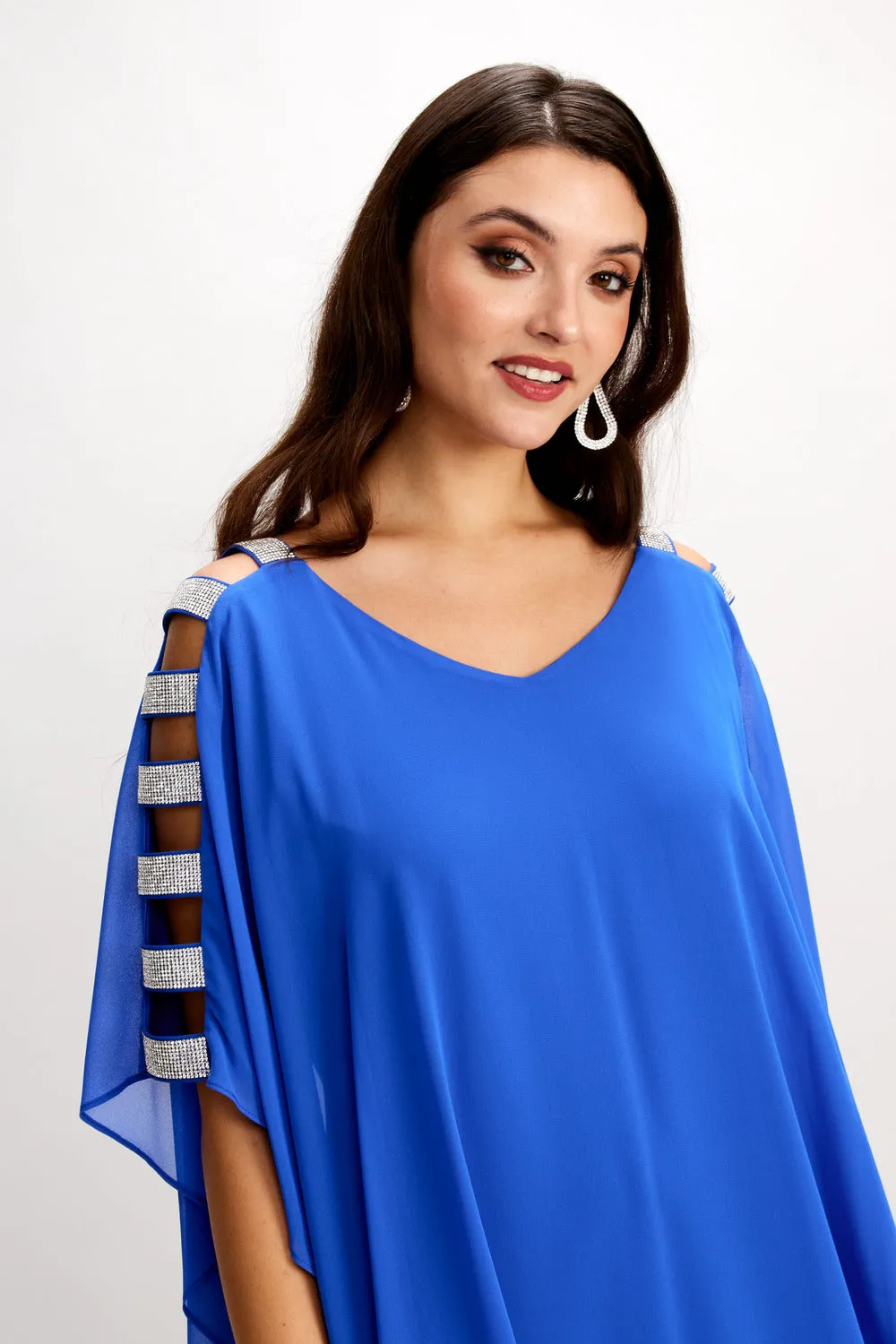 Lyman - 248297 Diamante Shoulder Dress