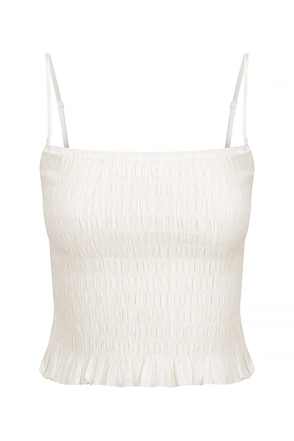 Milk Ruched Cami