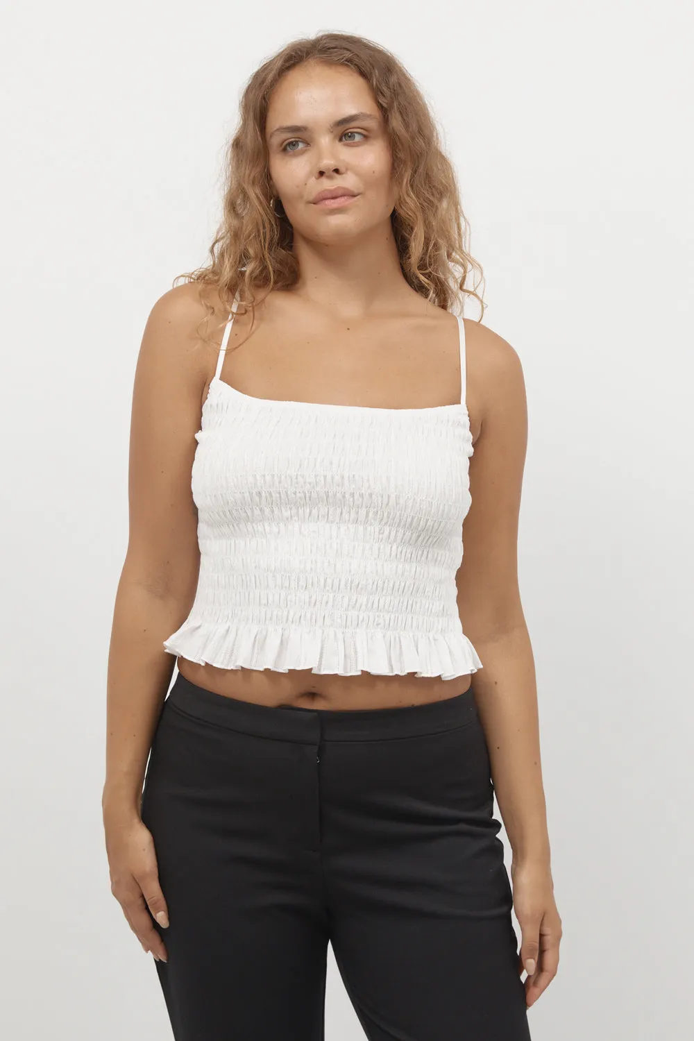 Milk Ruched Cami