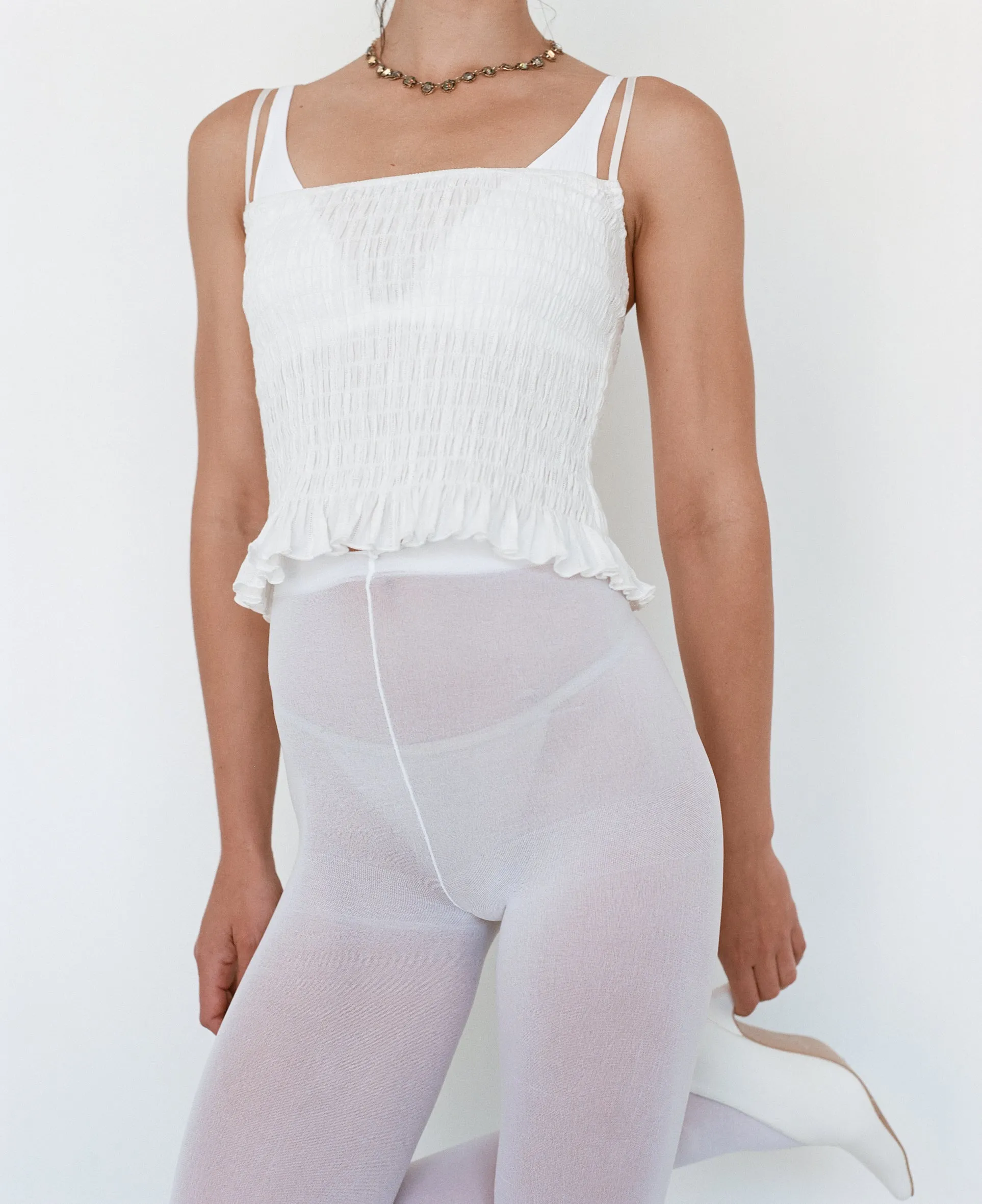 Milk Ruched Cami