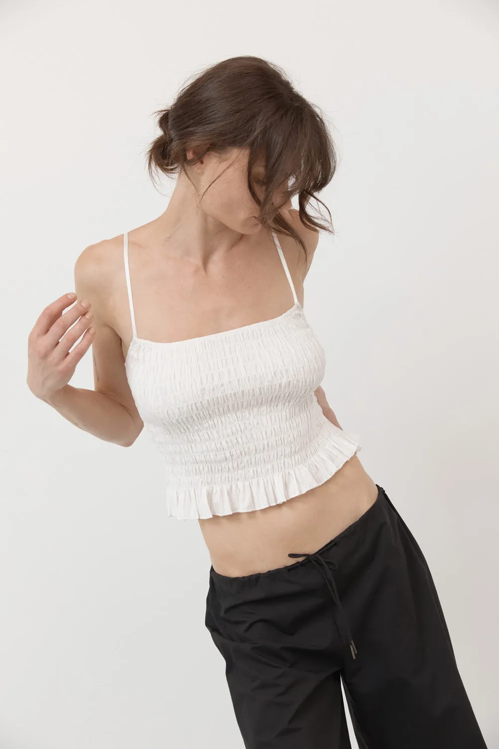 Milk Ruched Cami