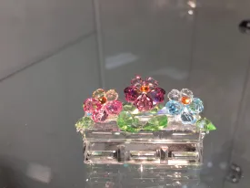 Pansies Cyrstal Figurine