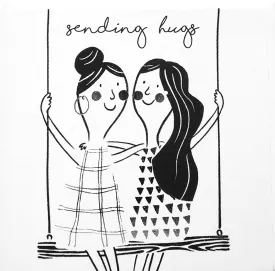 "Sending Hugs" Birthday Greeting Card