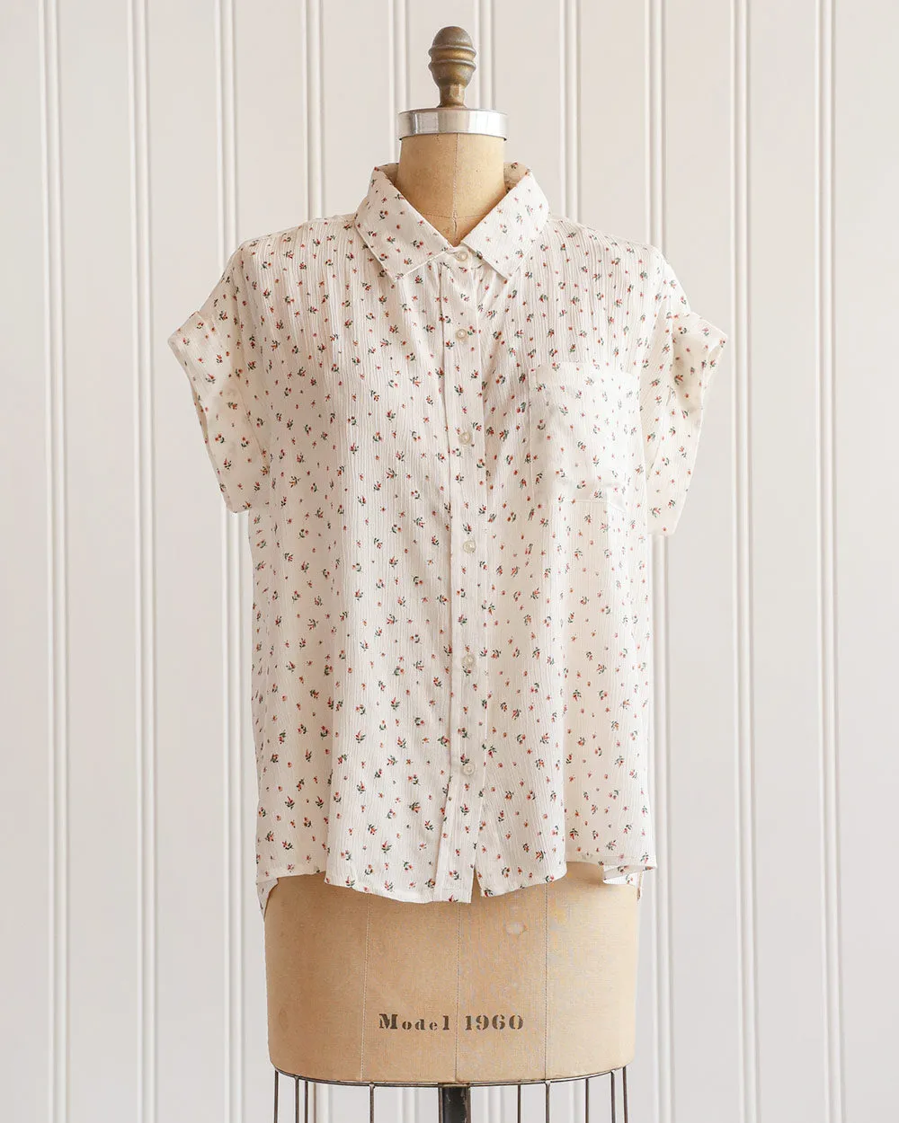 Raspberry Blooms Shirt