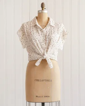 Raspberry Blooms Shirt