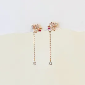 Rose Gold Angelica Earrings