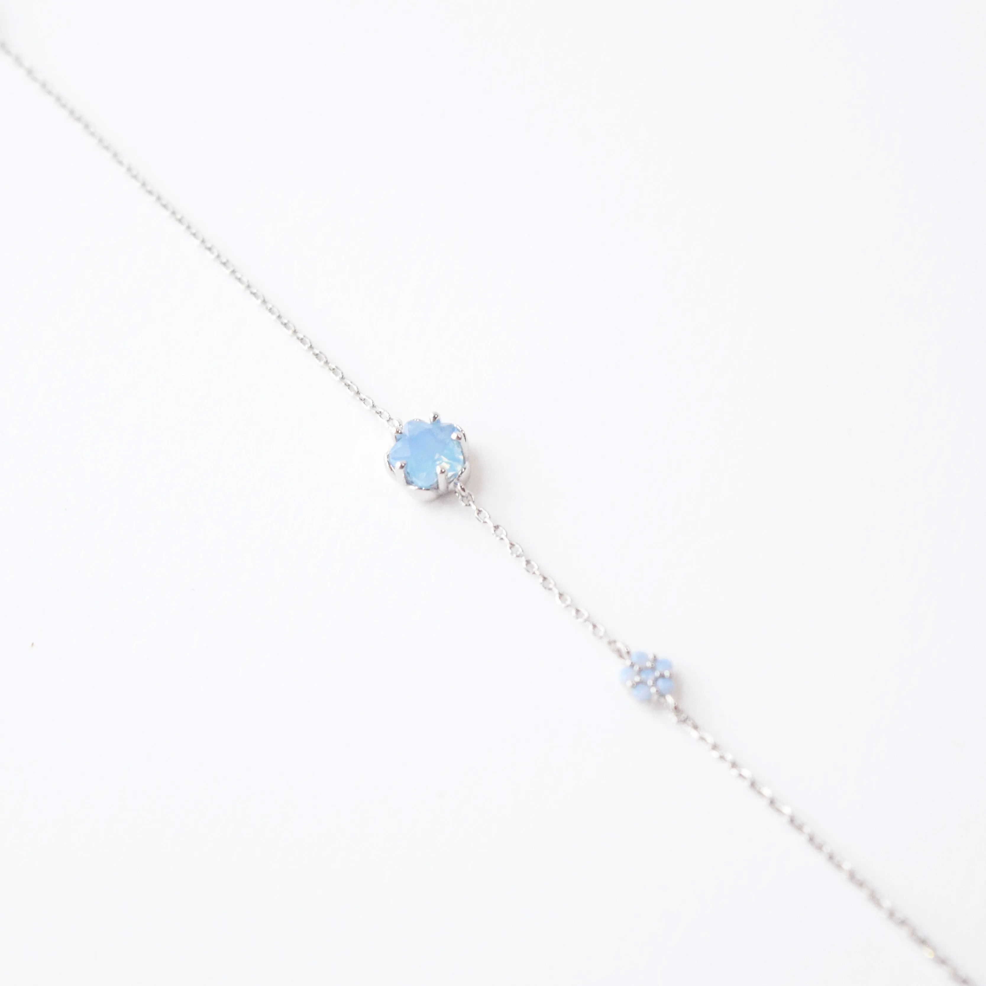 Silver Camellia Bracelet