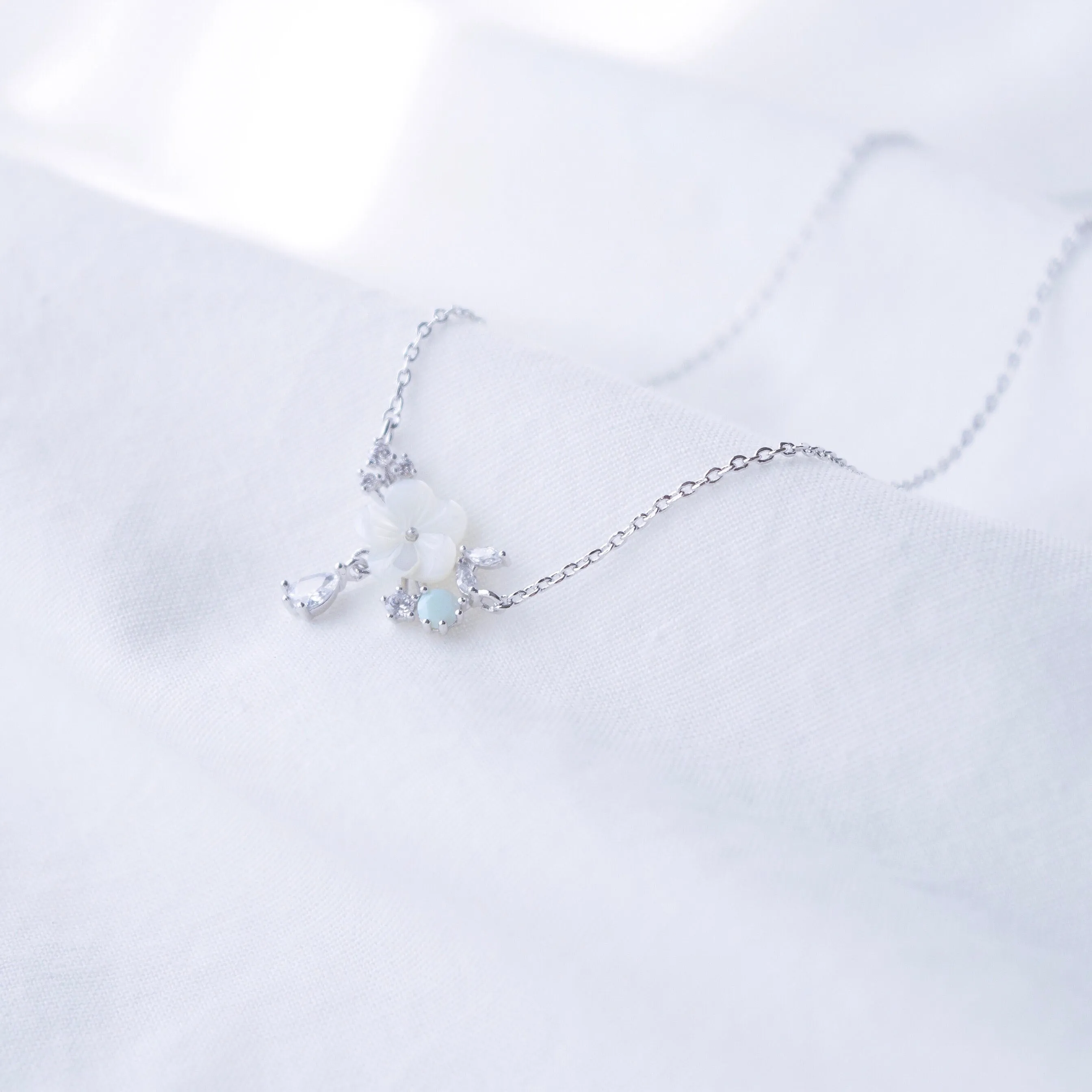 Silver Rue Necklace