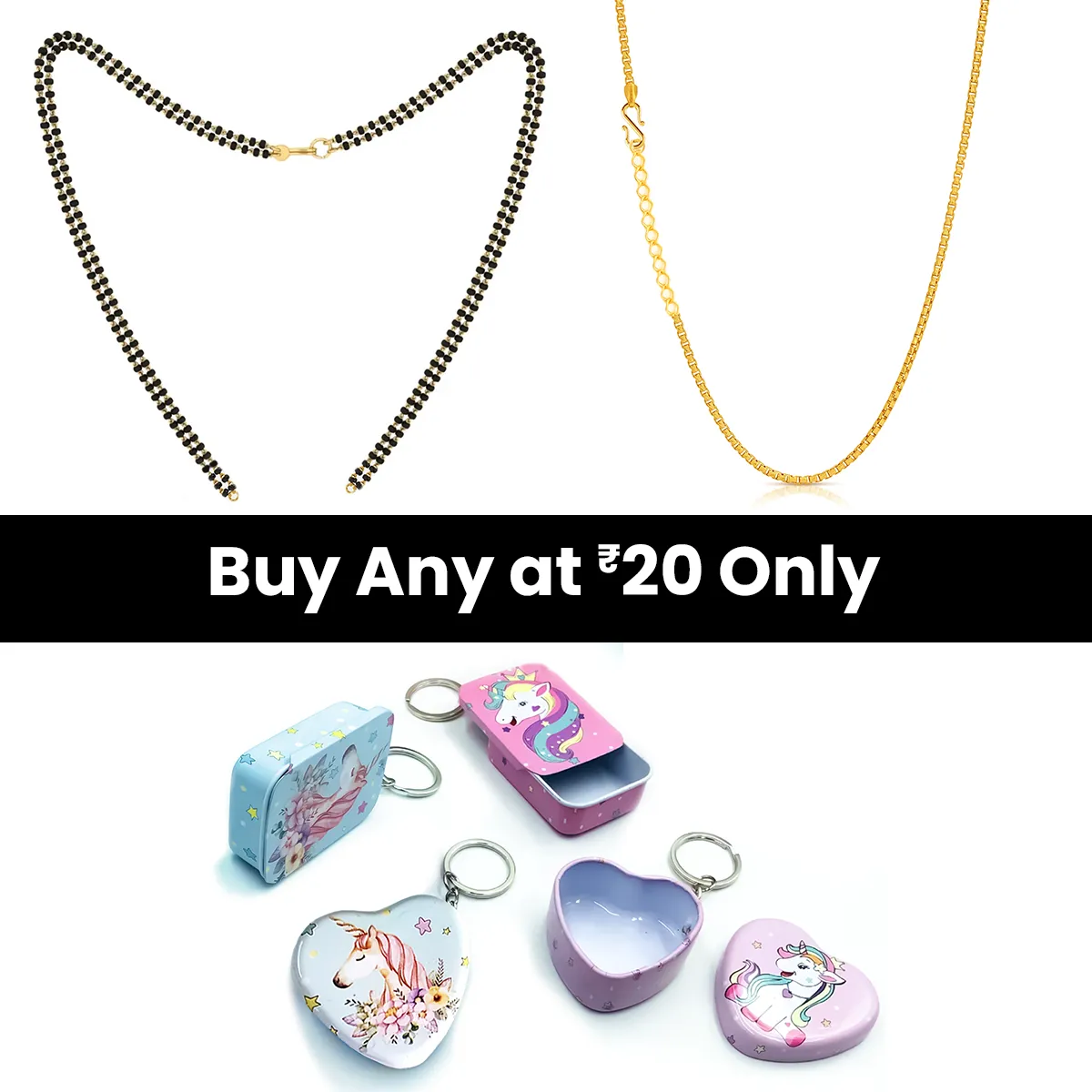 Single Heart Couple Name Necklace