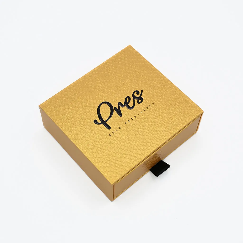 Square Gold Nugget Earrings