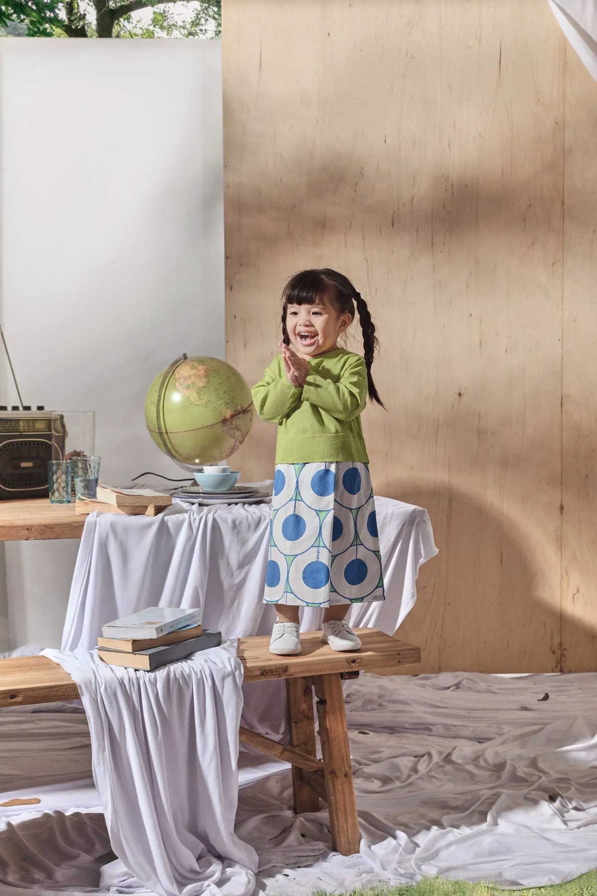 The Balik Babies Kurung - Lime Green