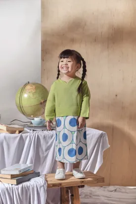 The Balik Babies Kurung - Lime Green
