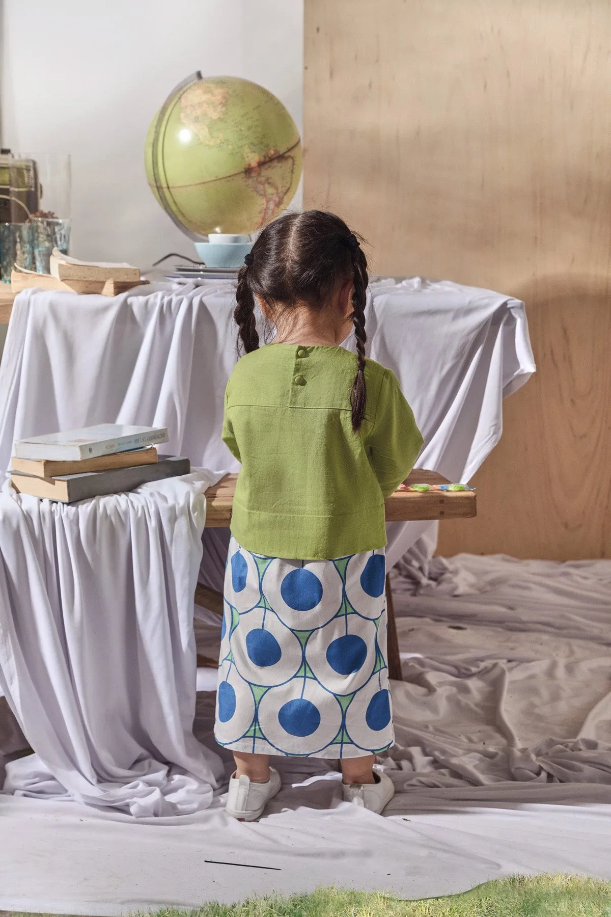 The Balik Babies Kurung - Lime Green
