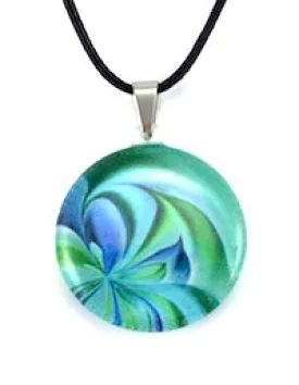 Turquoise Petals Pendant