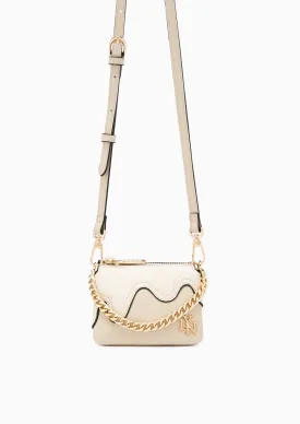 Twistta Mini Crossbody Bag Beige