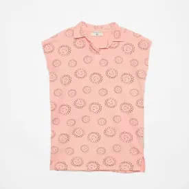 WEEKEND HOUSE PINK FLOWER POLO DRESS