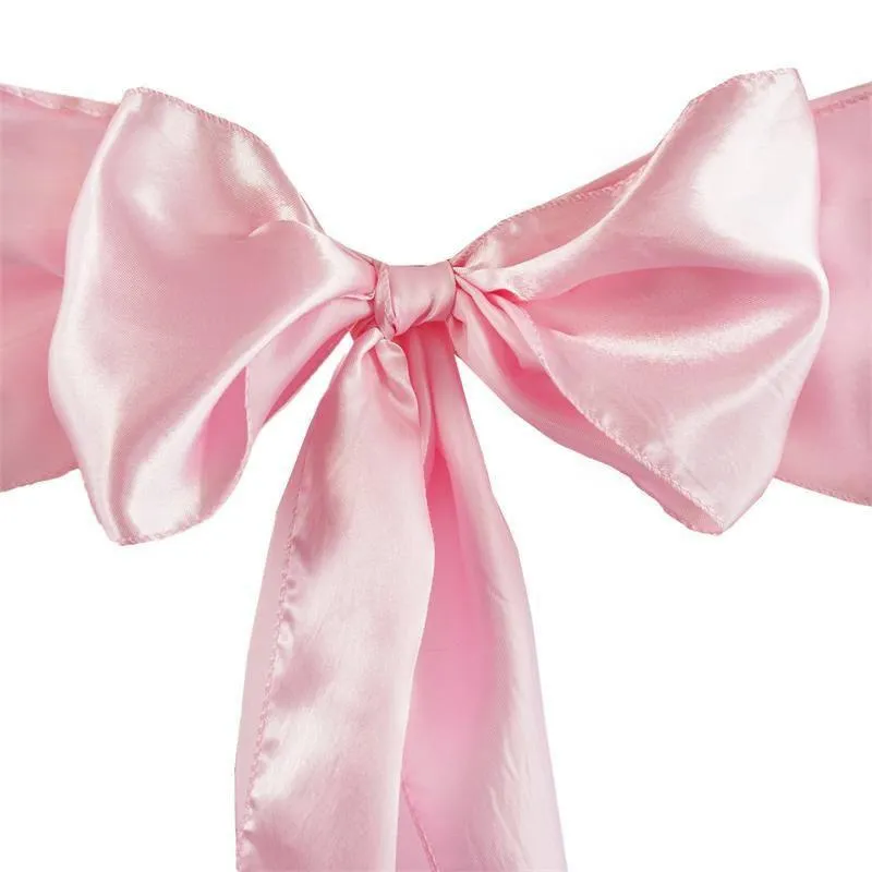 White Sleveeless Satin Flower Girl Dress with Sash