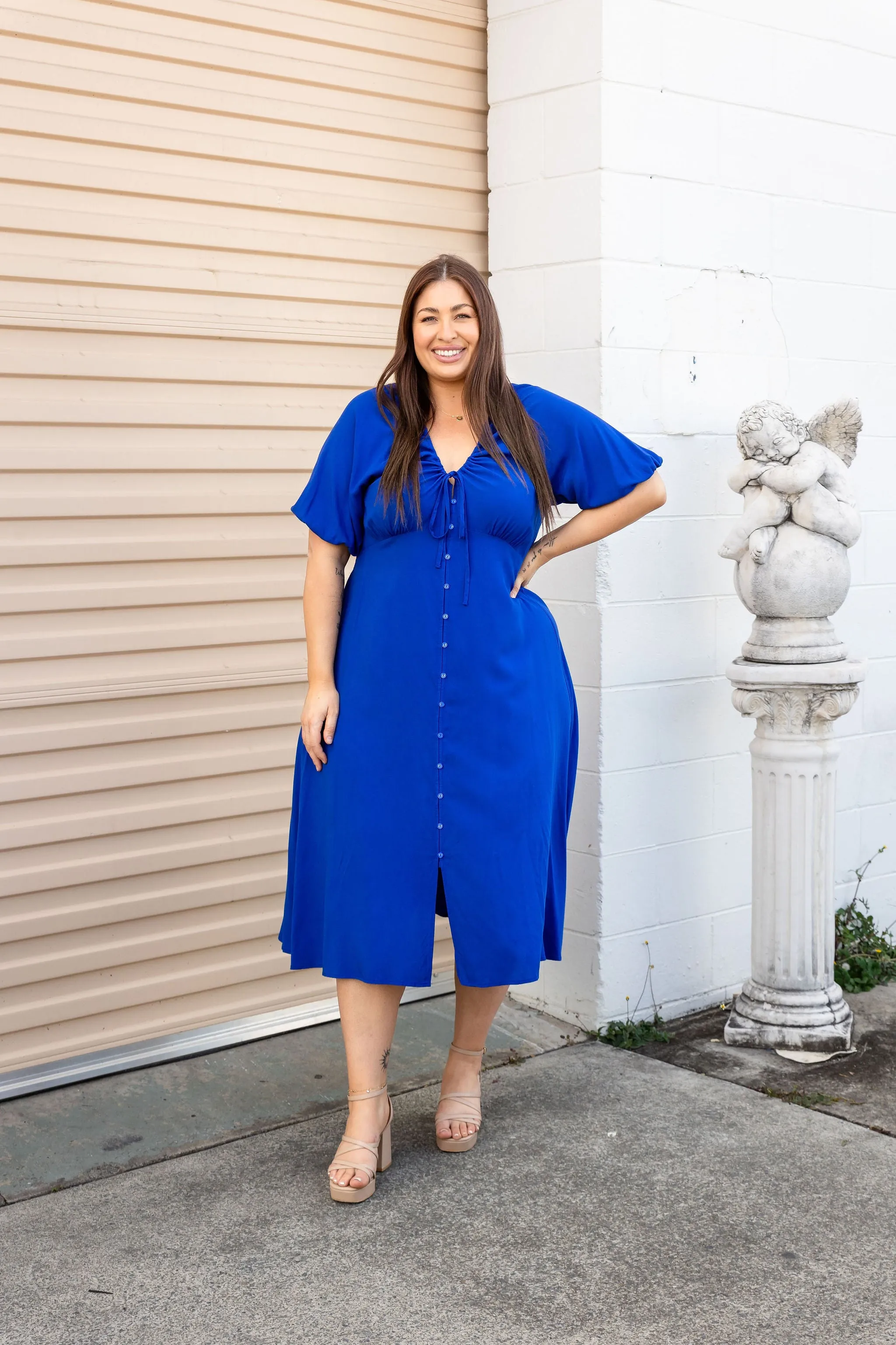 Willow Dress in Cobalt