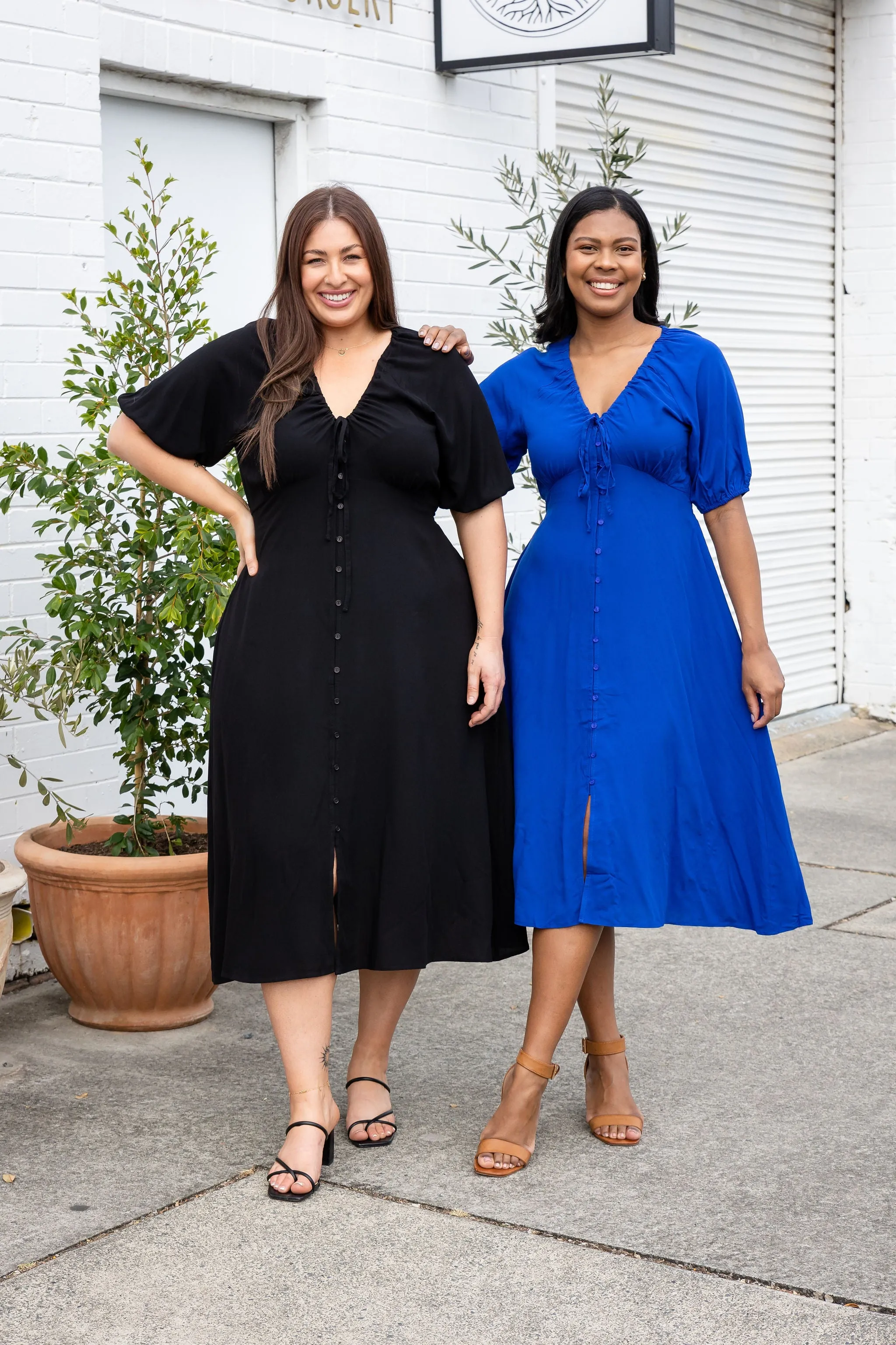 Willow Dress in Cobalt