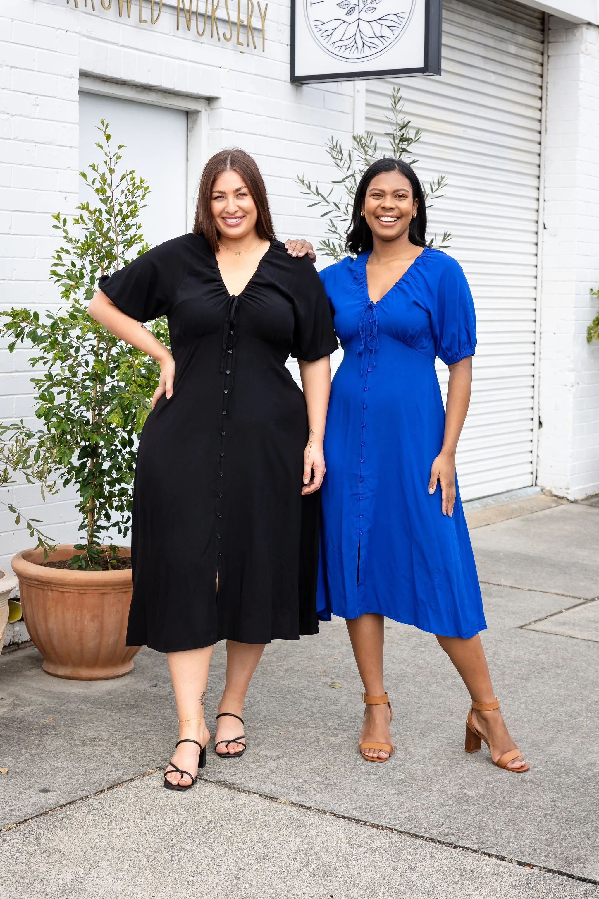 Willow Dress in Cobalt
