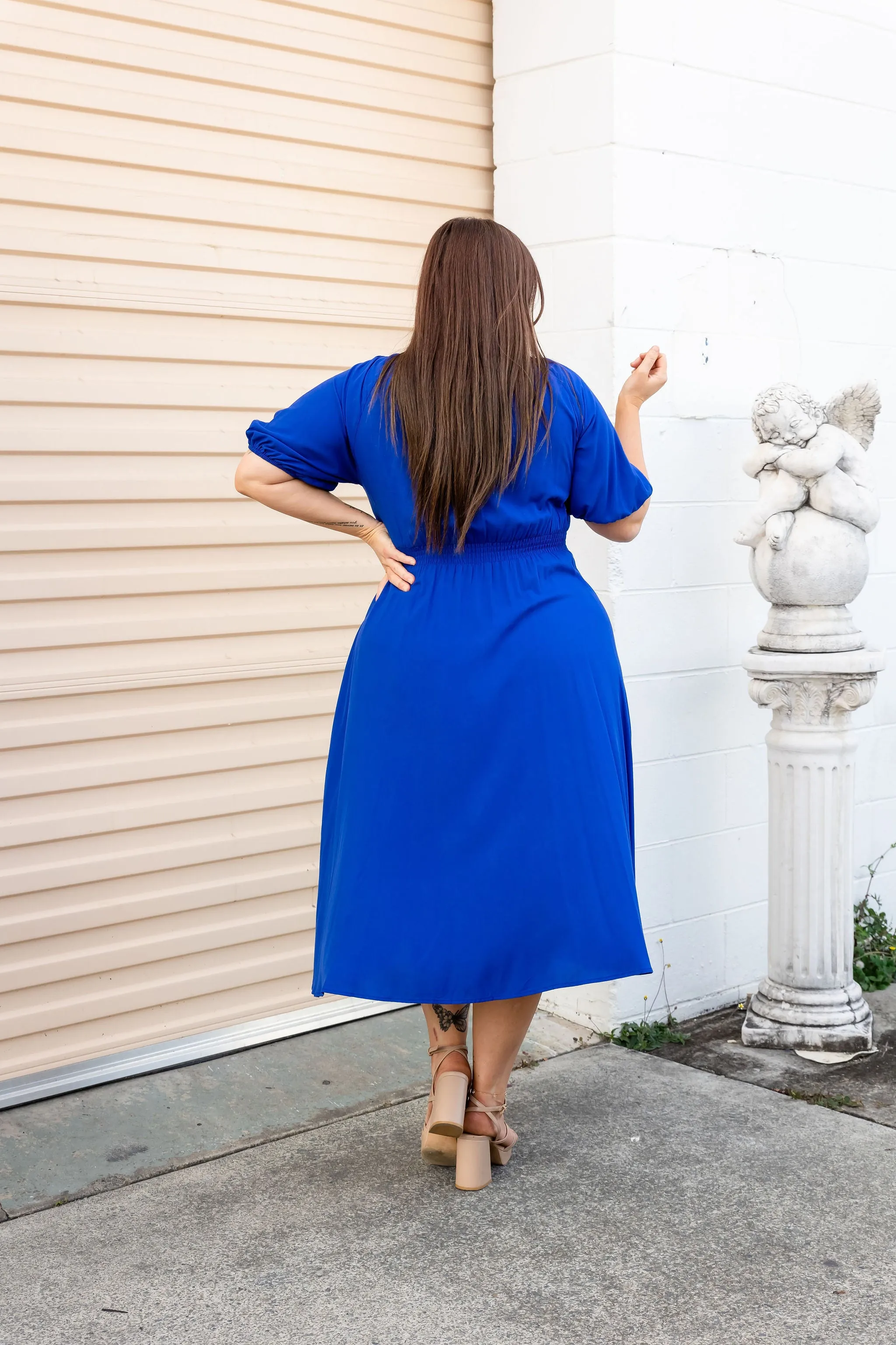 Willow Dress in Cobalt