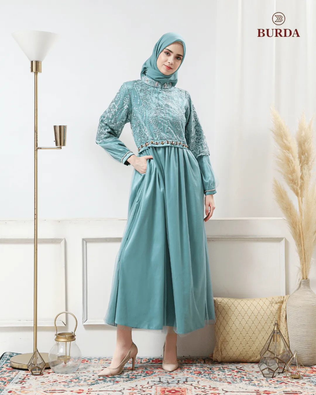 Women's Turqoise Party Dress