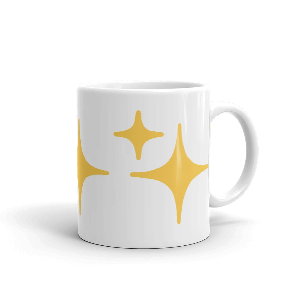 Yellow Sparkle Mug